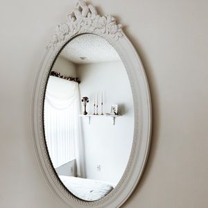 Shabby Chic White Mirror